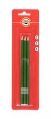 KOH-I-NOOR ceruzka grafitová šesťhranná č.3 /zelená set 3 ks