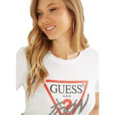 Guess Tričko biela S CN Icon Tee