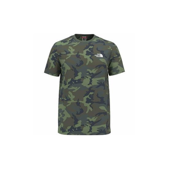 The North Face Tričko olivová S M SS Simple Dome Tee