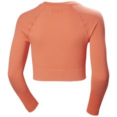 Helly Hansen Tričko oranžová S Allure Seamless Crop Ls Top