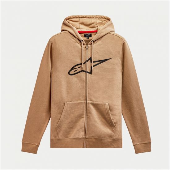 Alpinestars mikina AGELESS II Zip Fleece černo-oranžovo-červená