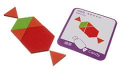 Kruzzel Náučné puzzle - geometrické obrazce