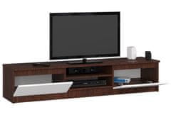 Akord TV stolík Ronon 160 cm wenge/biely