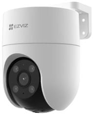 EZVIZ IP kamera H8C 2K+/ PTZ/ Wi-Fi/ 4Mpix/ krytie IP65/ objektív 4mm/ H.265/ IR prísvit až 30m/ biela