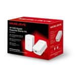 Mercusys MP500 KIT AV1000 Gigabit Powerline Starter KIT, 1x Gbit LAN, Twin pack