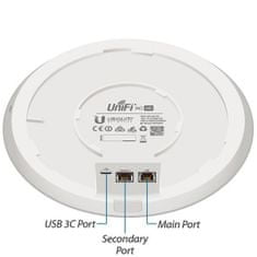 Ubiquiti UniFi AC HD - AP 2.4GHz (800Mbps) + 5GHz (1733Mbps), 2x Gbit RJ45, vnútorné / vonkajšie, PoE 802.3at