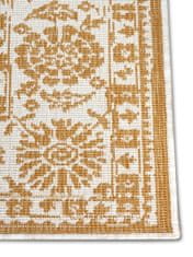 NORTHRUGS Kusový koberec Twin-Wendeteppiche 105789 Ochre – na von aj na doma 80x150