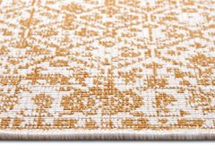 NORTHRUGS Kusový koberec Twin-Wendeteppiche 105789 Ochre – na von aj na doma 80x150