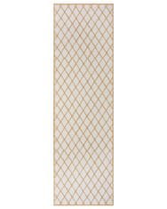 NORTHRUGS Kusový koberec Twin-Wendeteppiche 105793 Ochre – na von aj na doma 80x350