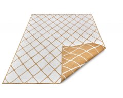 NORTHRUGS Kusový koberec Twin-Wendeteppiche 105793 Ochre – na von aj na doma 80x150