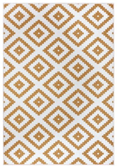 NORTHRUGS Kusový koberec Twin-Wendeteppiche 105794 Ochre – na von aj na doma