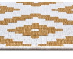 NORTHRUGS Kusový koberec Twin-Wendeteppiche 105794 Ochre – na von aj na doma 80x150