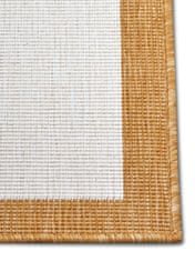 NORTHRUGS Kusový koberec Twin-Wendeteppiche 105796 Ochre – na von aj na doma 80x150