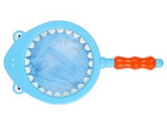 Lean-toys Súprava na kúpanie s gumovou sieťovinou pre žraloka