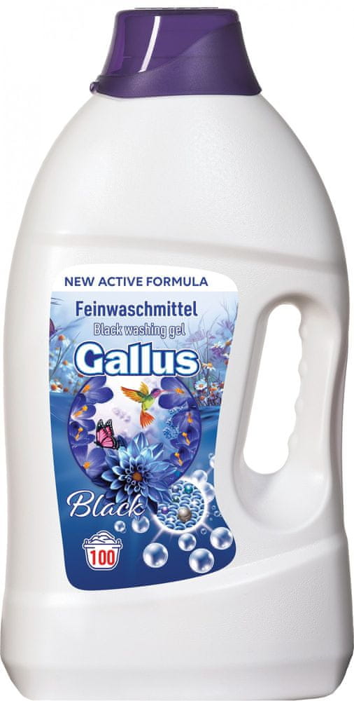 Gallus prací gél Black, 100 pracích dávok, 4 l