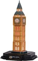 CubicFun Svietiace 3D puzzle Nočná edícia: Big Ben 32 dielikov