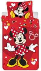 Jerry Fabrics Prikrývka na posteľ Disney Minnie Love & Stars 140×200 cm, 70×90 cm