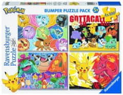 Ravensburger Puzzle Pokémon 4x100 dílků