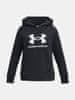 Mikina UA Rival Fleece BL Hoodie-BLK L