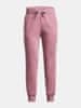 Nohavice UA Rival Fleece Joggers-PNK M