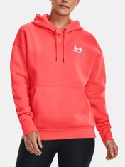 Under Armour Mikina Essential Fleece Hoodie-RED M