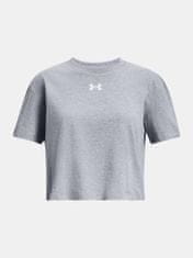 Under Armour Tričko UA CROP SPORTSTYLE LOGO SS-GRY L