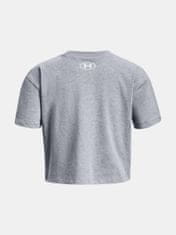 Under Armour Tričko UA CROP SPORTSTYLE LOGO SS-GRY L