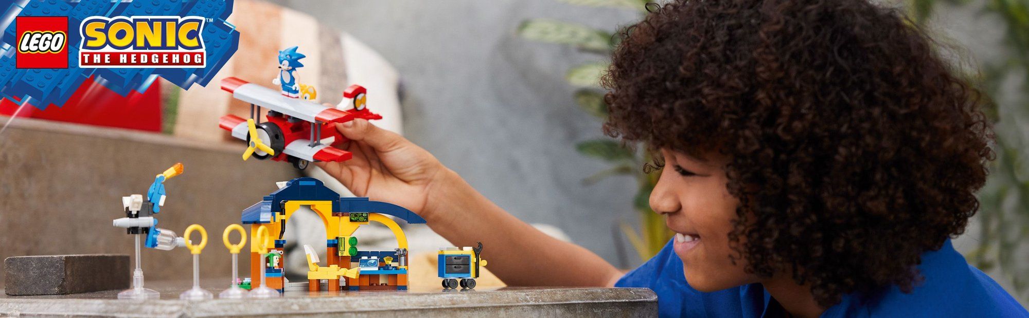 LEGO Sonic The Hedgehog 76991 Tailsova dielňa a lietadlo Tornádo