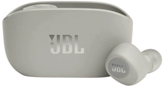 JBL Vibe 100TWS, sivá