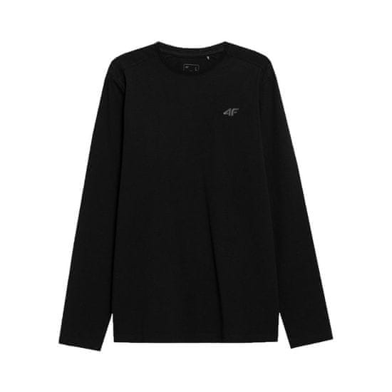 4F Tričko čierna Longsleeve M155 M 20s