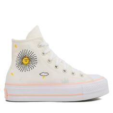 Converse Obuv krémová 38 EU Chuck Taylor All Star Lift HI