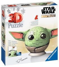 Ravensburger Puzzle 3D - Star Wars: Baby Yoda s ušima 72 dílků