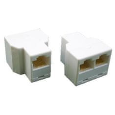 DATACOM Dvojspojka 3x RJ45 8p8c Cat5E (3 x Female)