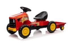 Mamido Šliapací traktor G206 červený