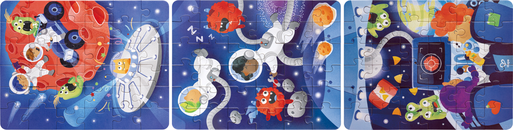 Hape Medzigalaktické puzzle