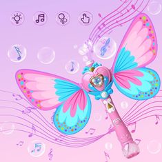 Northix Strojček na mydlové bubliny - motýľ 