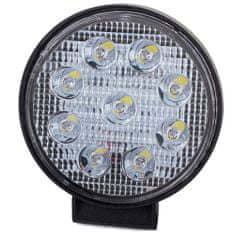 Verk  12248 Pracovné svetlo okrúhle 9 LED, 27W