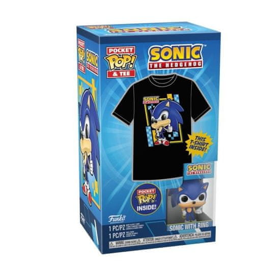 Funko pocket POP & Tee: Sonic (veľkosť M)