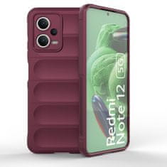 shumee Flexibilný kryt pre Xiaomi Redmi Note 12 5G / Poco X5 5G Magic Shield Case Burgundy