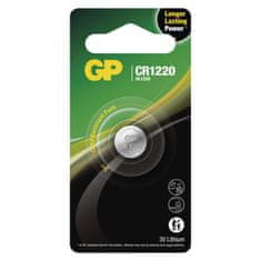 GP Lítiová gombíková batéria GP CR1220, 1 ks