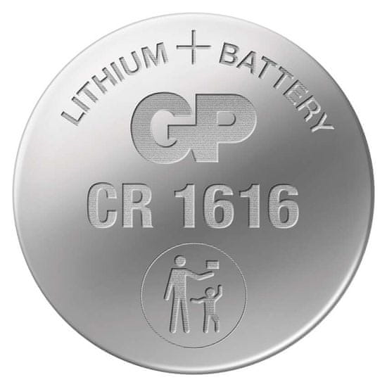 GP Lítiová gombíková batéria GP CR1616, 1 ks