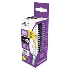 EMOS LED žiarovka Filament sviečka / E14 / 6 W (60 W) / 810 lm / neutrálna biela