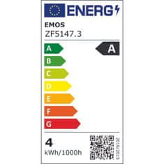 EMOS LED žiarovka Filament A60 / E27 / 3,8 W (60 W) / 806 lm / teplá biela