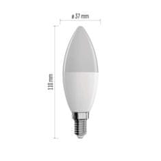 EMOS LED žiarovka GoSmart sviečka / E14 / 4,8 W (40 W) / 470 lm / RGB / stmievateľná / Zigbee