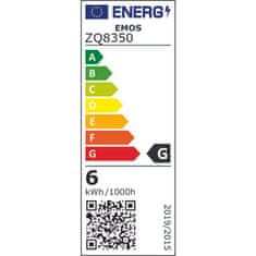 EMOS LED žiarovka Classic MR16 / GU10 / 5,7 W (40 W) / 465 lm / teplá biela