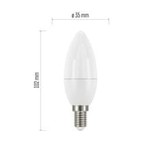 EMOS LED žiarovka True Light sviečka / E14 / 4,2 W (40 W) / 470 lm / teplá biela