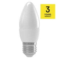 EMOS LED žiarovka Classic sviečka / E27 / 4,1 W (32 W) / 350 lm / teplá biela