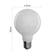 EMOS LED žiarovka Filament Globe / E27 / 7,8 W (75 W) / 1 055 lm / teplá biela