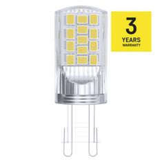 EMOS LED žiarovka Classic JC / G9 / 4 W (40 W) / 470 lm / neutrálna biela