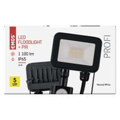 EMOS LED reflektor PROFI s pohybovým čidlom, 10W neutrálna biela